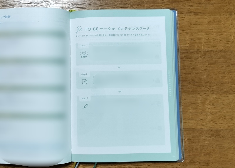 pure life diary2025のTO BEサークルメンテナンスワークページの画像